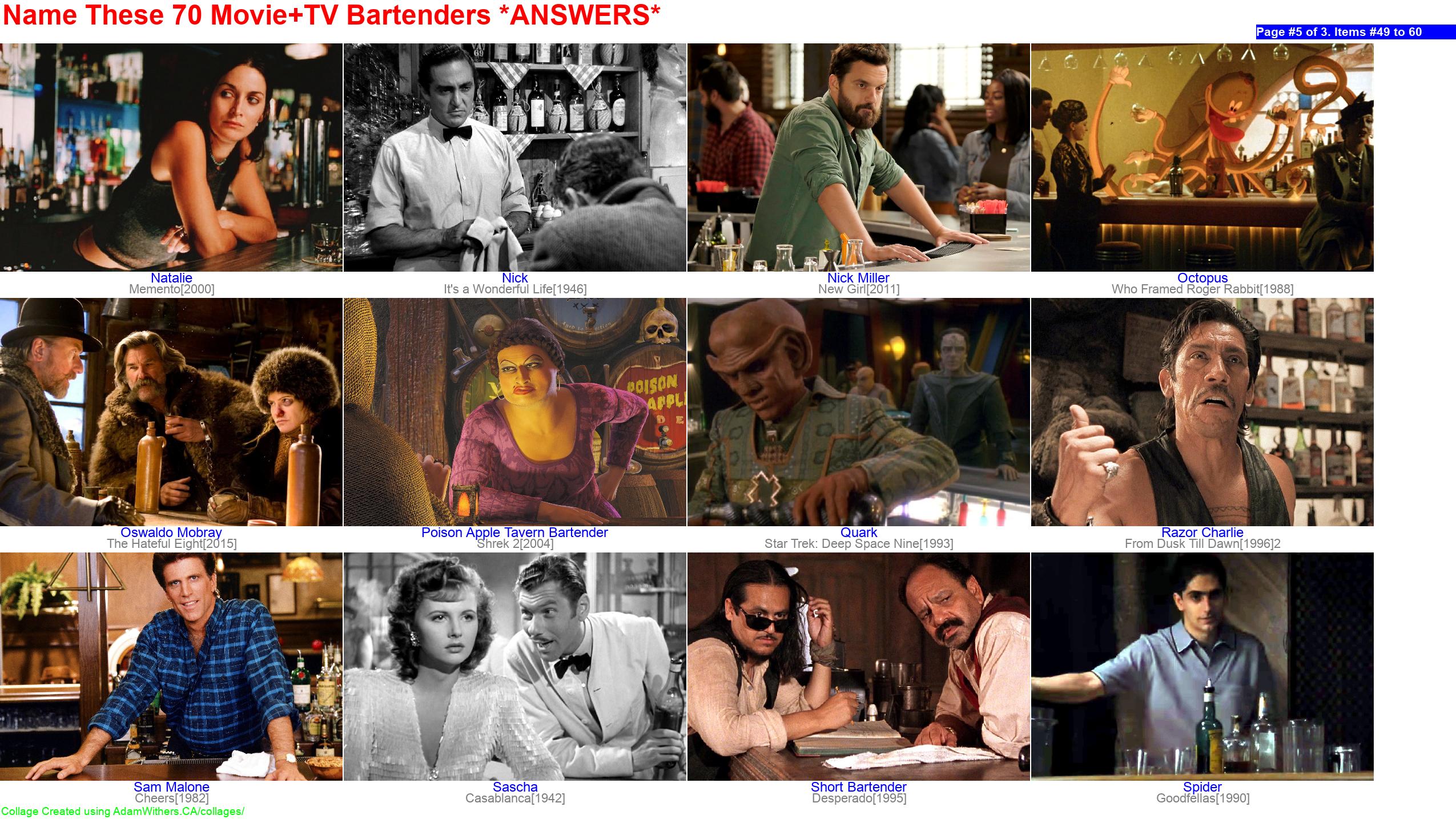 CollageA: guessBartenders Page 5